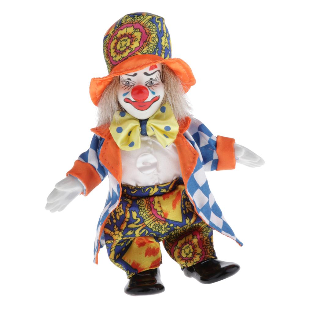 Vintage Collectible Porcelain Dolls - Bambole di Pagliaccio in Ceramica e