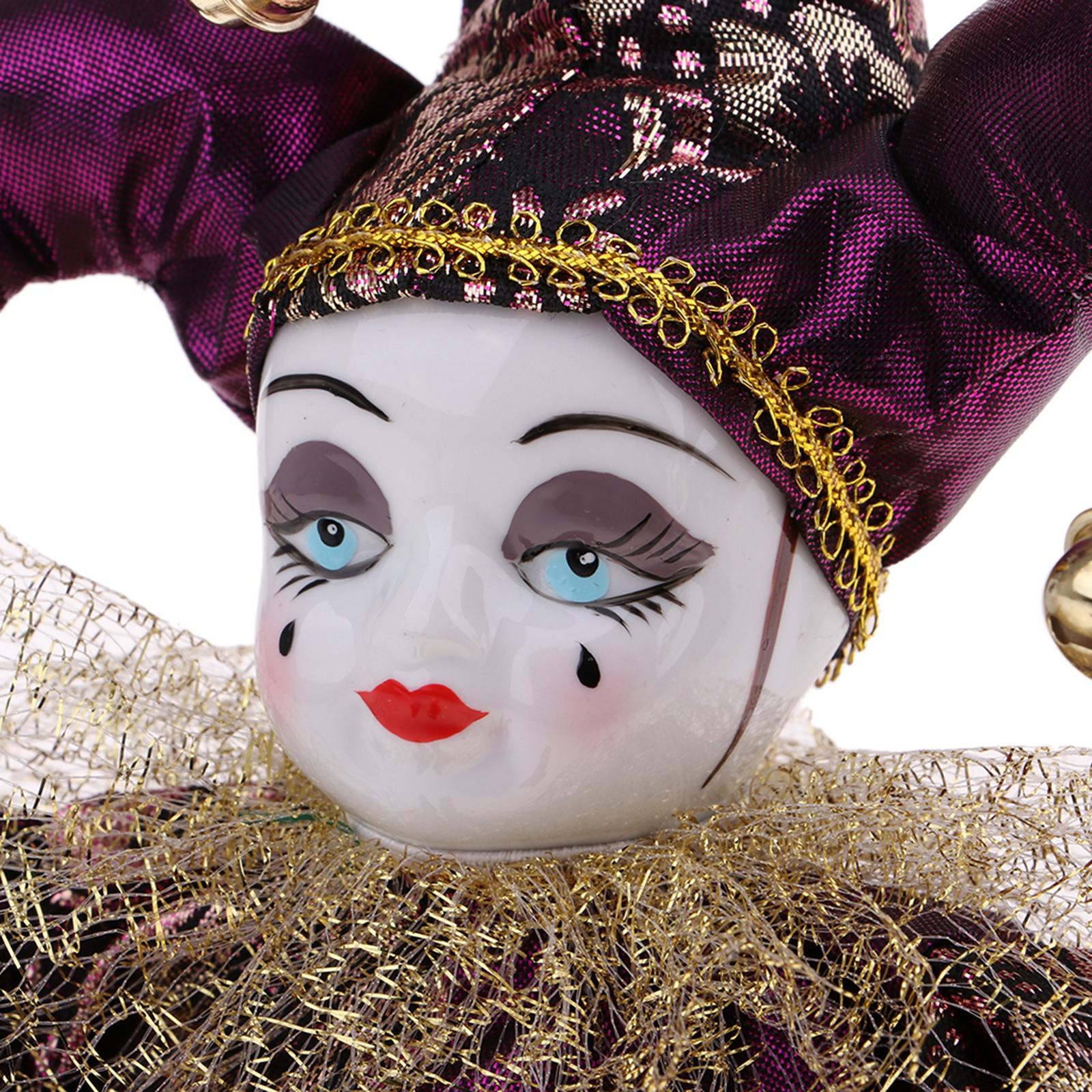 Vintage Collectible Porcelain Dolls - Bambole in Porcellana Stile Italiano, Clown