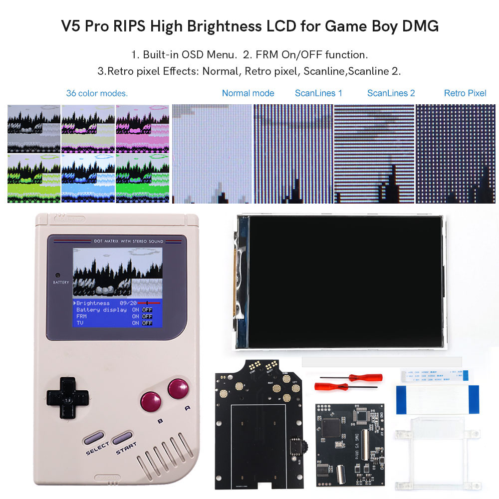 Vintage Game Collection - HISPEEDIDO Per GB Dmg V5 Pro,