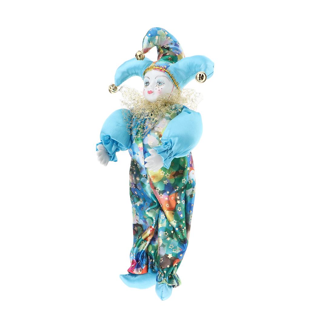 Vintage Collectible Porcelain Dolls - Divertente Bambola Clown Vintage in Porcellana,