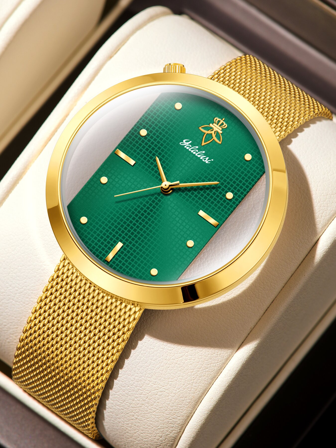 Vintage Watch Crystal - Orologio da donna YaLaLuSi in stile