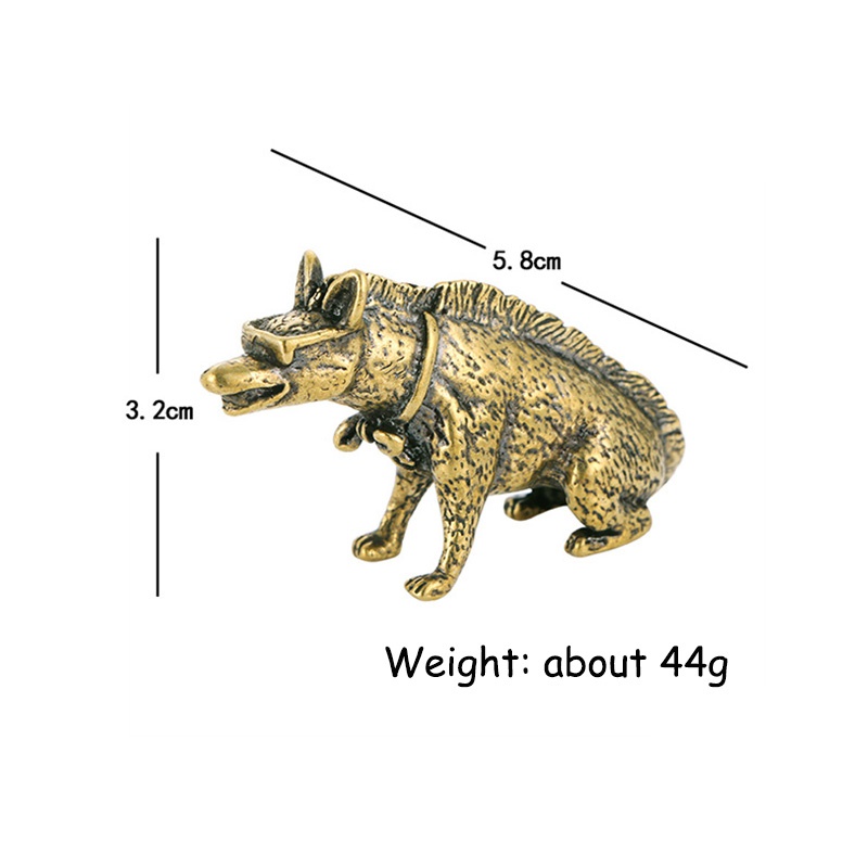 Ottone Hyaenidae con occhi Sta - Vintage Collectible Accessories recensione e prezzo