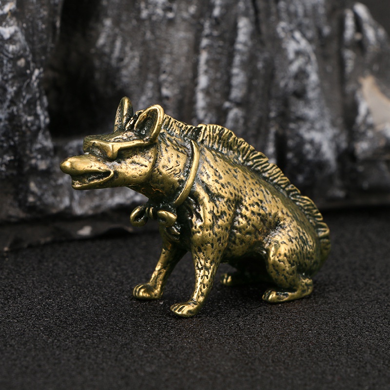 Ottone Hyaenidae con occhi Sta - Vintage Collectible Accessories recensione e prezzo
