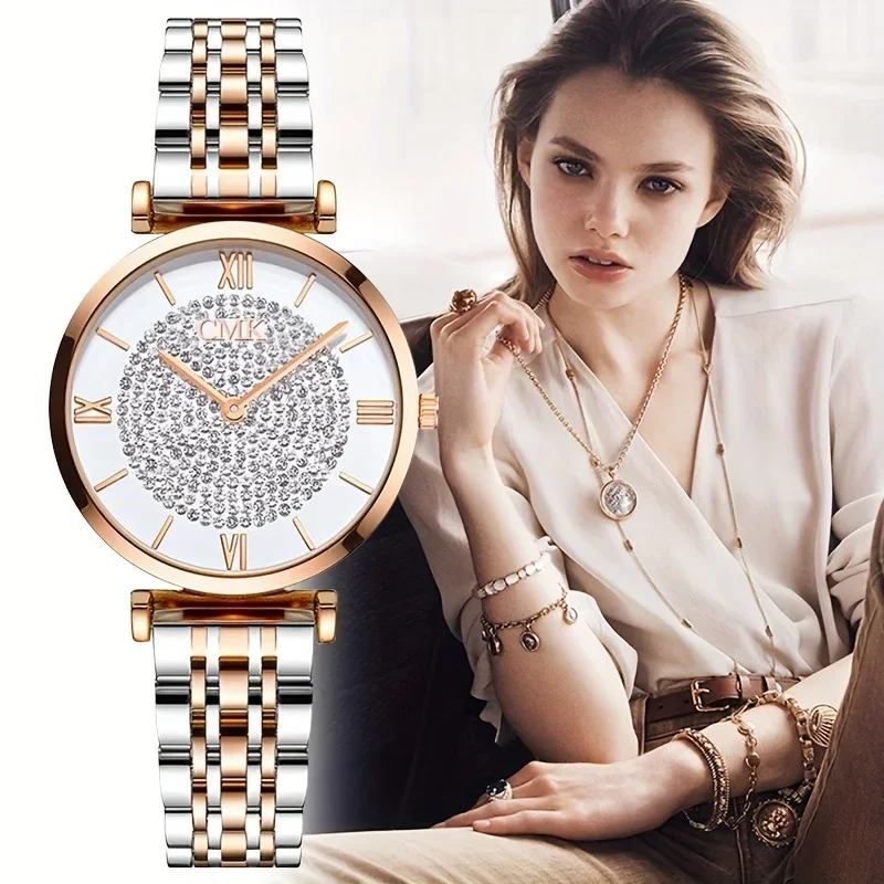 Lussuoso orologio al quarzo co - Vintage Watch Crystal recensione e prezzo
