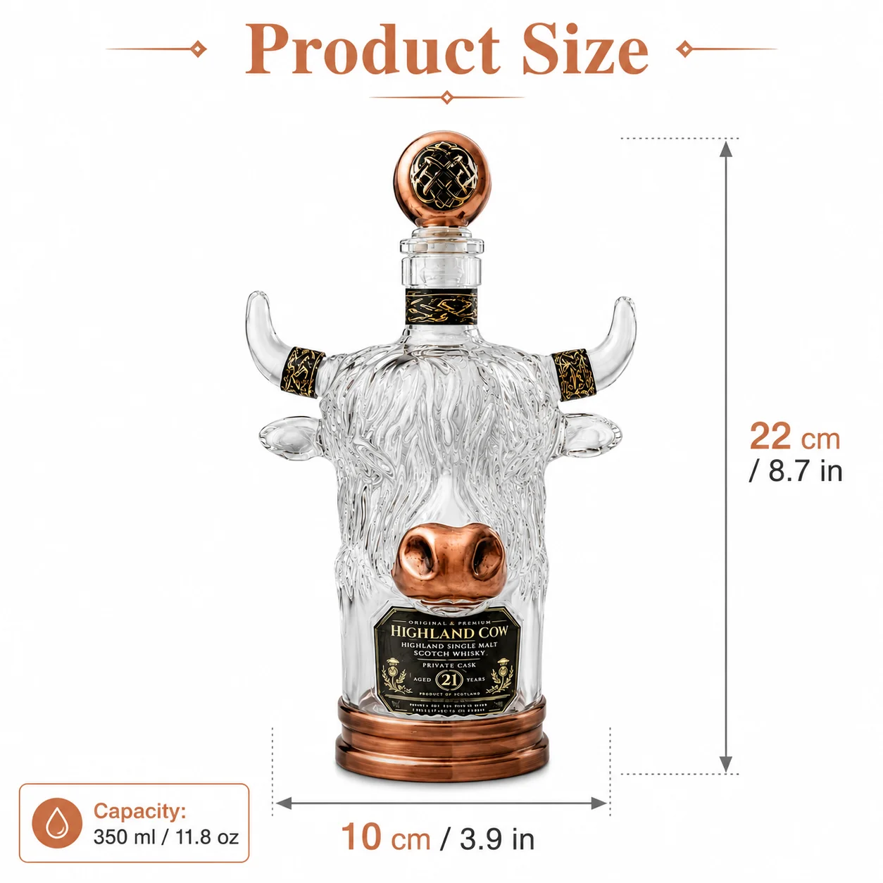 Caraffa per Whisky in Vetro a  - Vintage Collectible Liquor Bottles recensione e prezzo