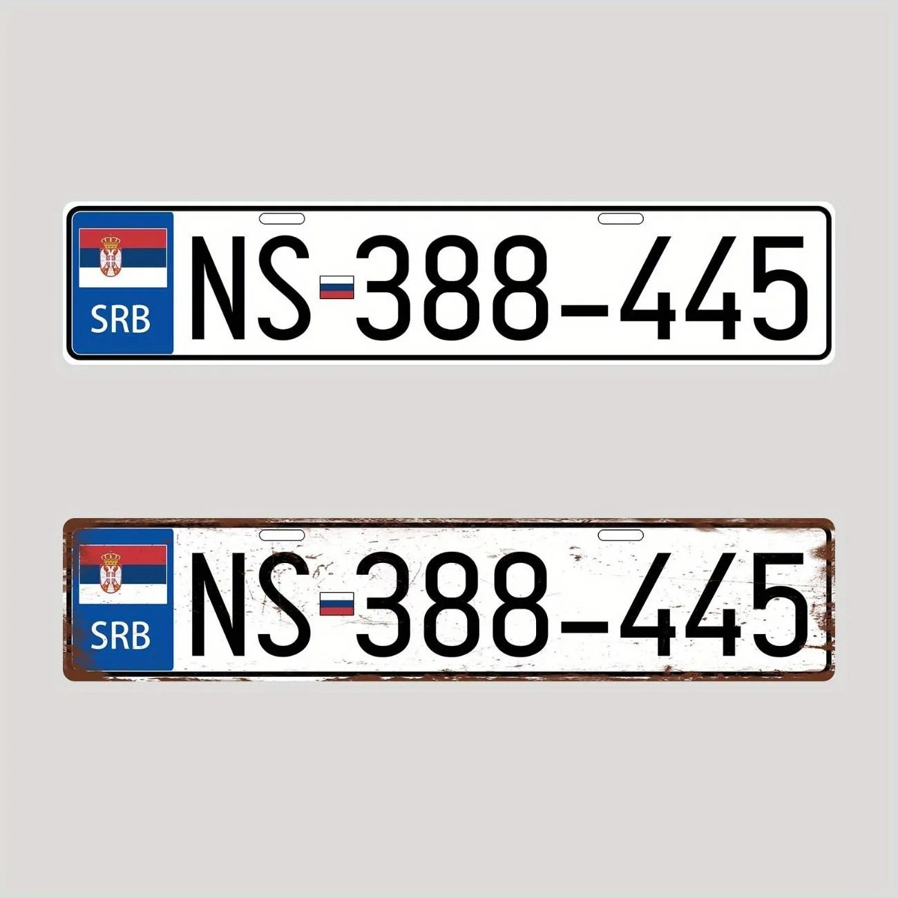 Targa in metallo serba retrò p - Vintage Collectible Plates recensione e prezzo