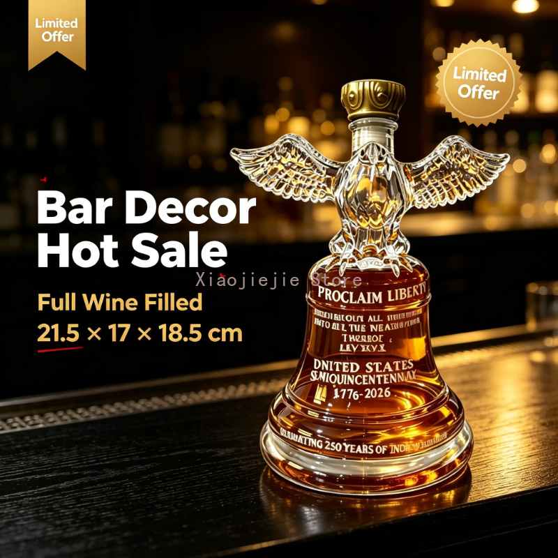 Decanter in Vetro con Campana  - Vintage Collectible Liquor Bottles recensione e prezzo